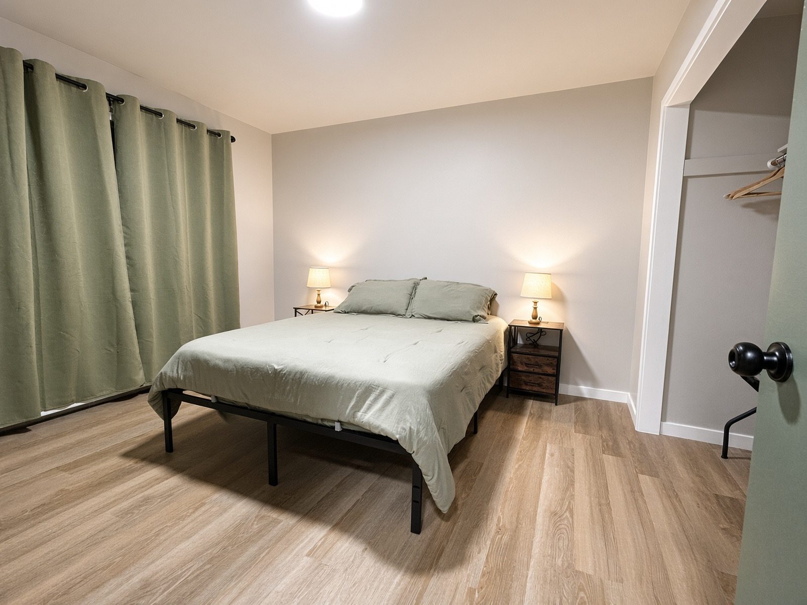 Bedroom with closet